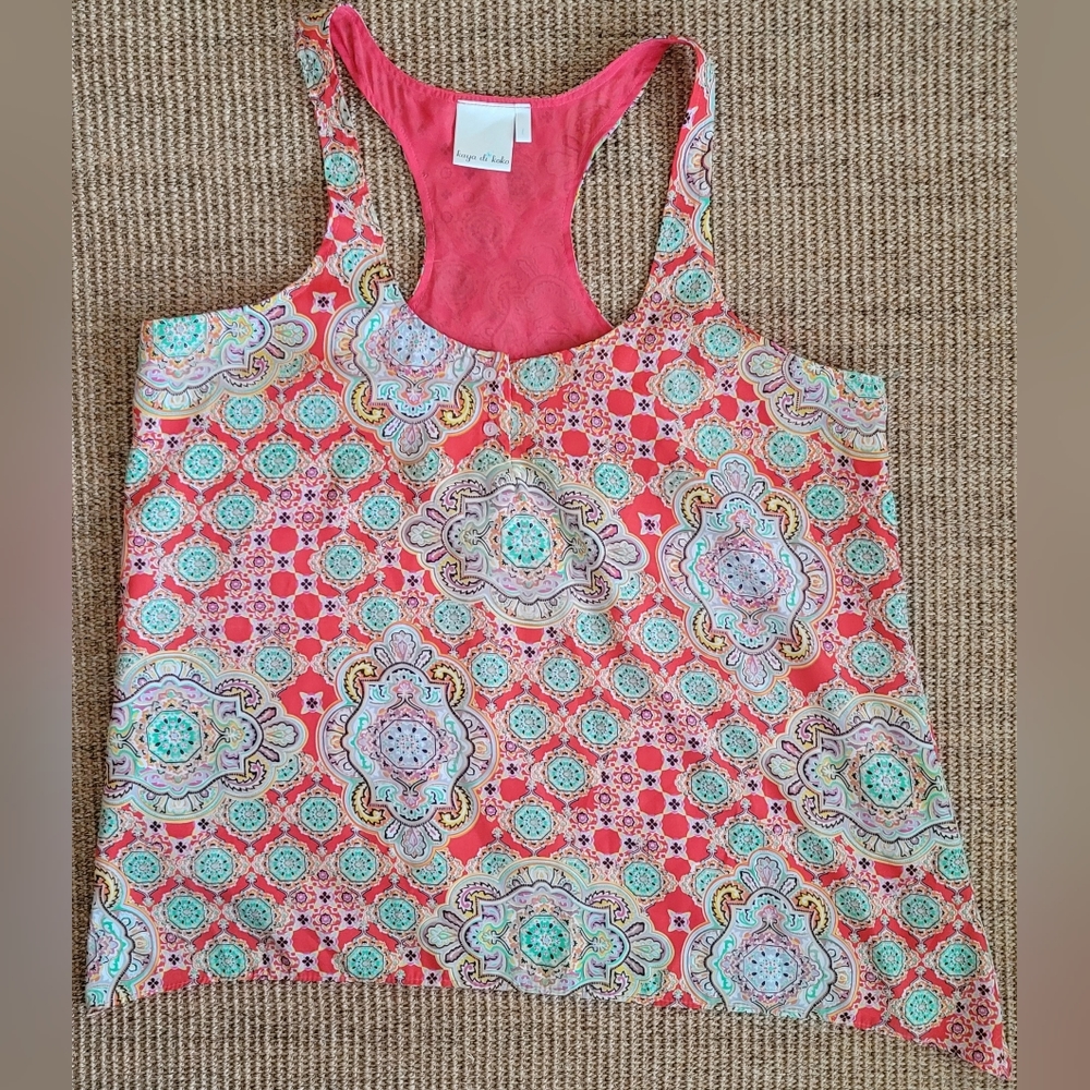 Kaya di koko racerback tank women's size L